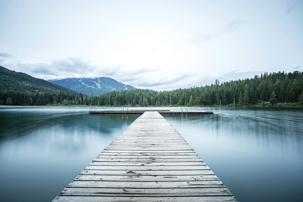 Hope for a Healthier life - image of a dock with a beautiful bay surrounding it